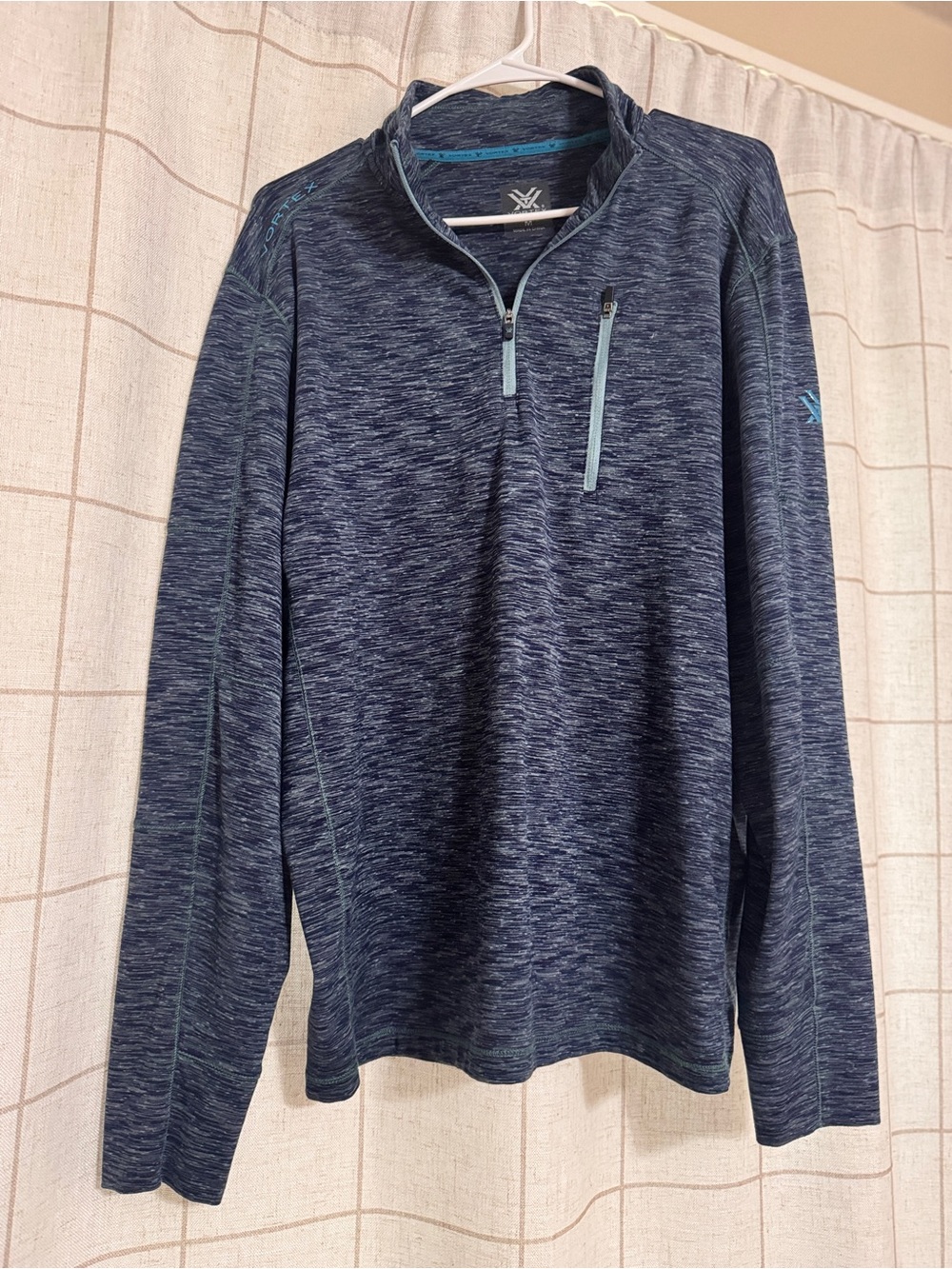 Vortex Men’s Navy Heather Quarter-Zip Pullover